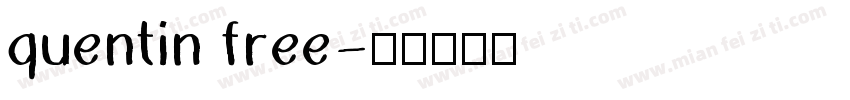 quentin free字体转换